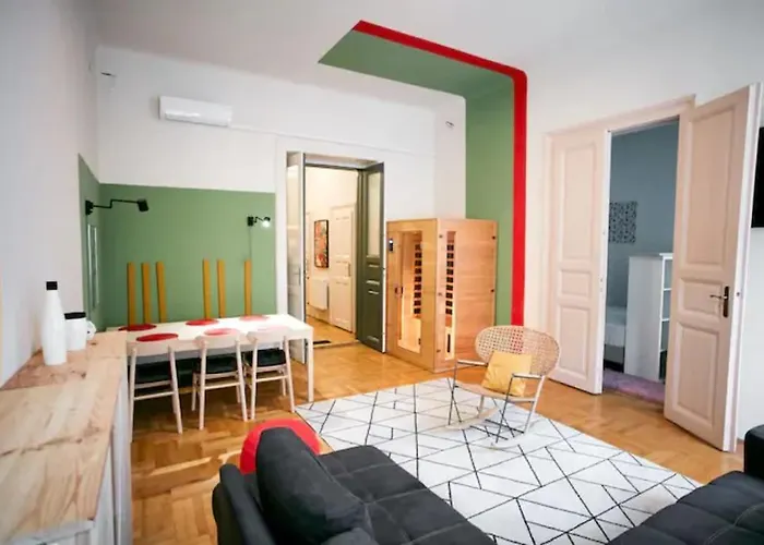 Unwind In Style W Sauna Dsgn 2br Апартаменты Будапешт